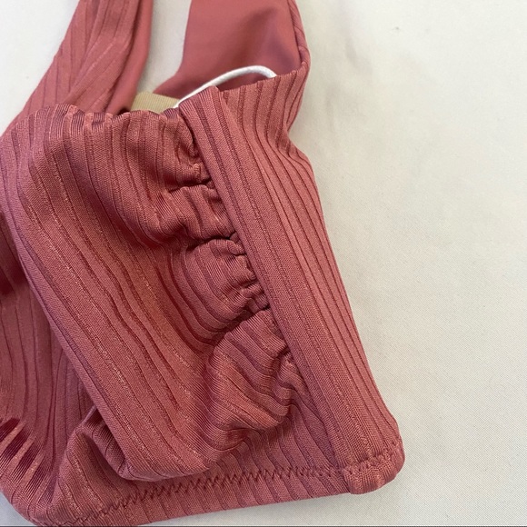 Tori Praver Ribbed Rose Bikini Set, Kaye Top & Marlowe Bottom, NWT - Picture 8 of 15